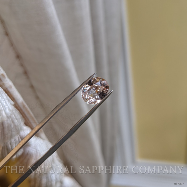 3.03 Ct. Peach Sapphire from Ceylon (Sri Lanka)
