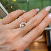 3.03 Ct. Peach Sapphire from Ceylon (Sri Lanka) Life Style