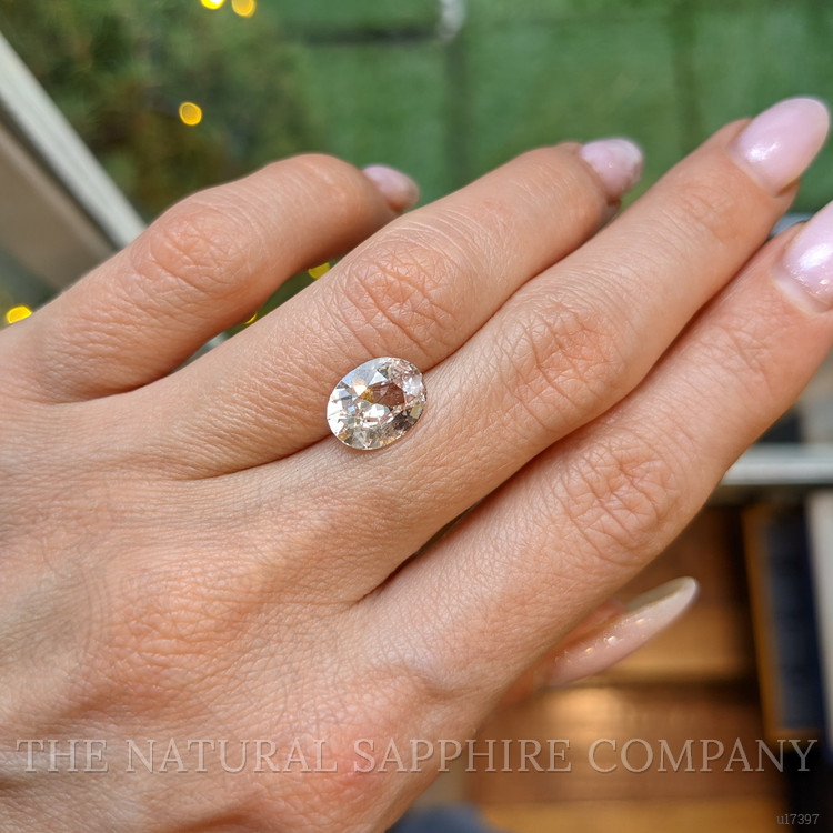 3.03 Ct. Peach Sapphire from Ceylon (Sri Lanka)