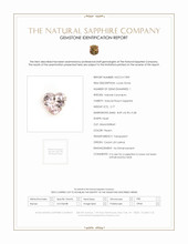 2.77 Ct. Peach Sapphire from Ceylon (Sri Lanka) Scan Report