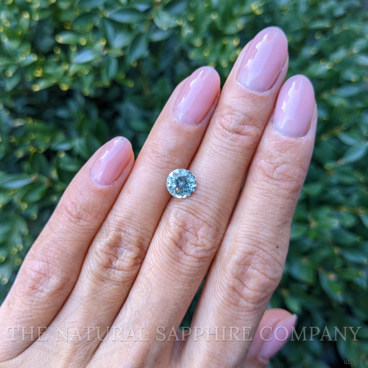 1.92 Ct. Greenish Blue Sapphire from Montana