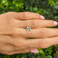 2.03 Ct. Yellowish Green Sapphire from Montana Life Style
