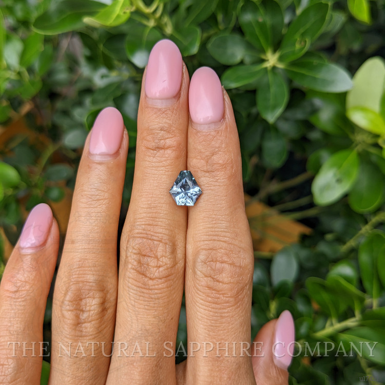 2.17 Ct. Greenish Blue Sapphire from Montana