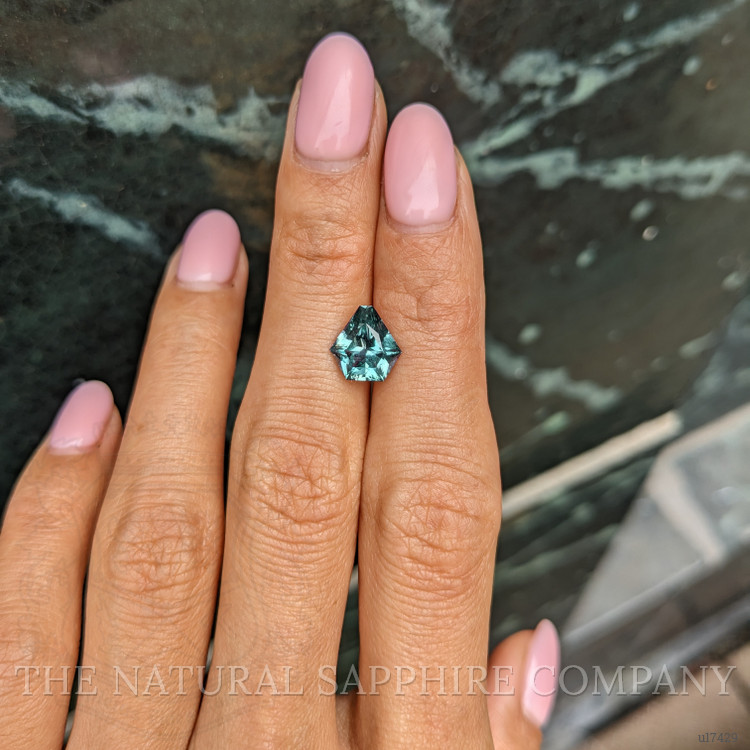 2.53 Ct. Greenish Blue Sapphire from Montana