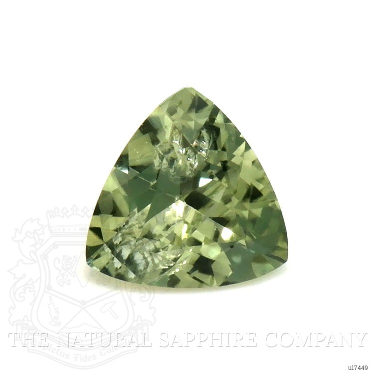 0.77 Ct. Green Sapphire from Montana