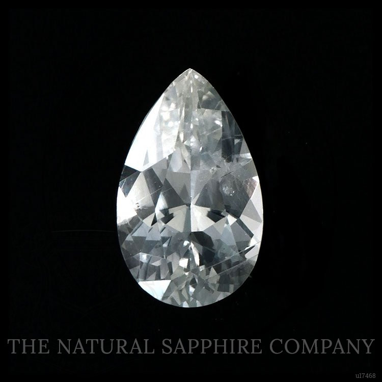 0.93 Ct. White Sapphire from Montana