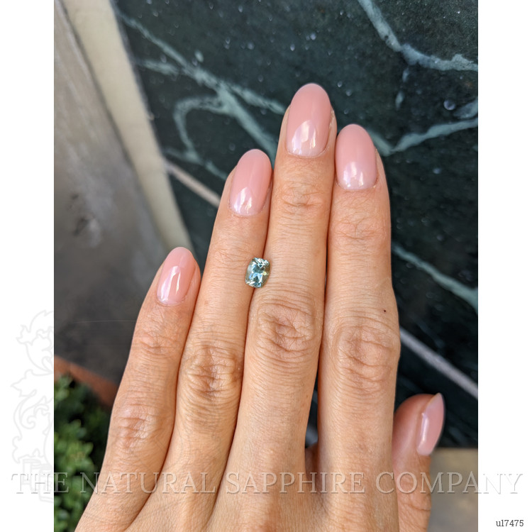 1.05 Ct. Green Sapphire from Montana