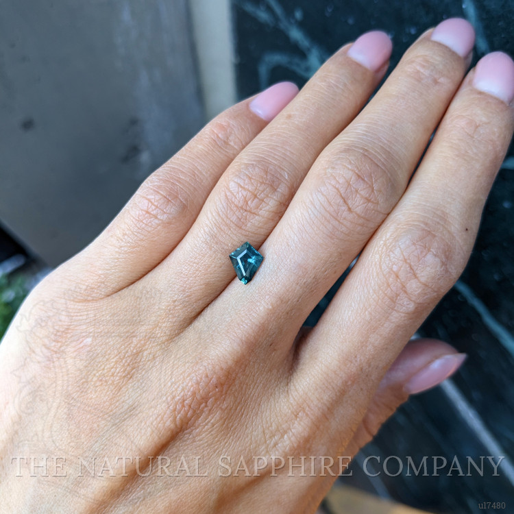 1.13 Ct. Greenish Blue Sapphire from Montana