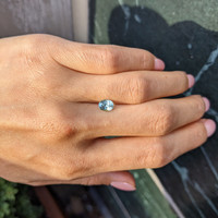 1.19 Ct. Bluish Green Sapphire from Montana Life Style