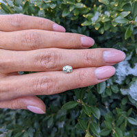 1.28 Ct. Greenish Brown Sapphire from Montana Life Style