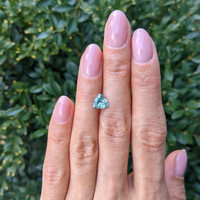 1.40 Ct. Bluish Green Sapphire from Montana Life Style