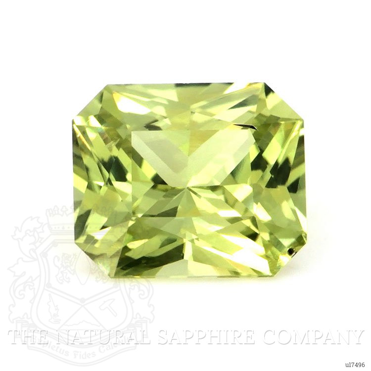1.66 Ct. Yellowish Green Sapphire from Montana
