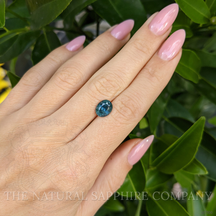 2.52 Ct. Greenish Blue Sapphire from Montana