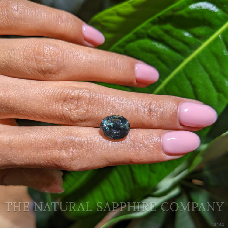 7.02 Ct. Bluish Green Sapphire from Montana