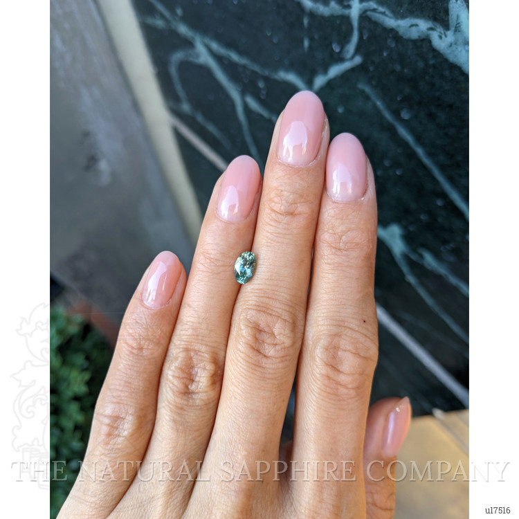 1.06 Ct. Green Sapphire from Montana