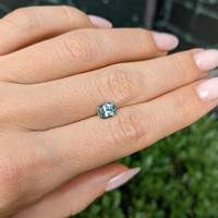 1.09 Ct. Bluish Green Sapphire from Montana Life Style