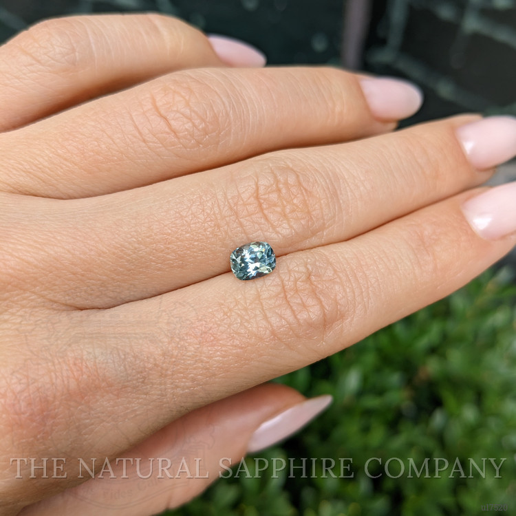 1.09 Ct. Bluish Green Sapphire from Montana