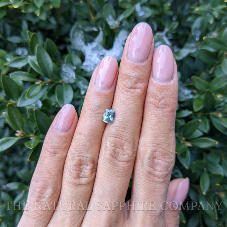 1.09 Ct. Bluish Green Sapphire from Montana