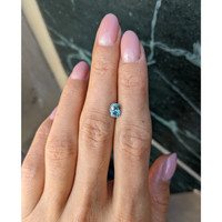 1.22 Ct. Greenish Blue Sapphire from Montana Life Style