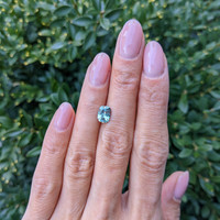 1.43 Ct. Greenish Blue Sapphire from Montana Life Style