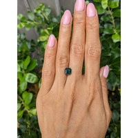 3.02 Ct. Bluish Green Sapphire from Ceylon (Sri Lanka) Life Style
