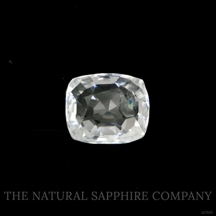 0.56 Ct. White Sapphire from Burma (Myanmar)