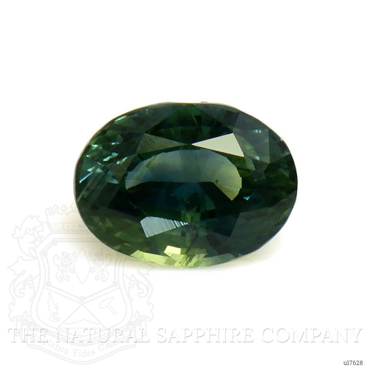 1.28 Ct. Bluish Green Sapphire from Ceylon (Sri Lanka)