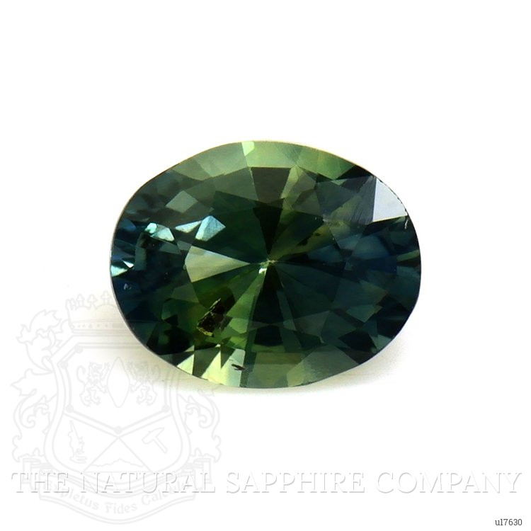 1.07 Ct. Bluish Green Sapphire from Ceylon (Sri Lanka)