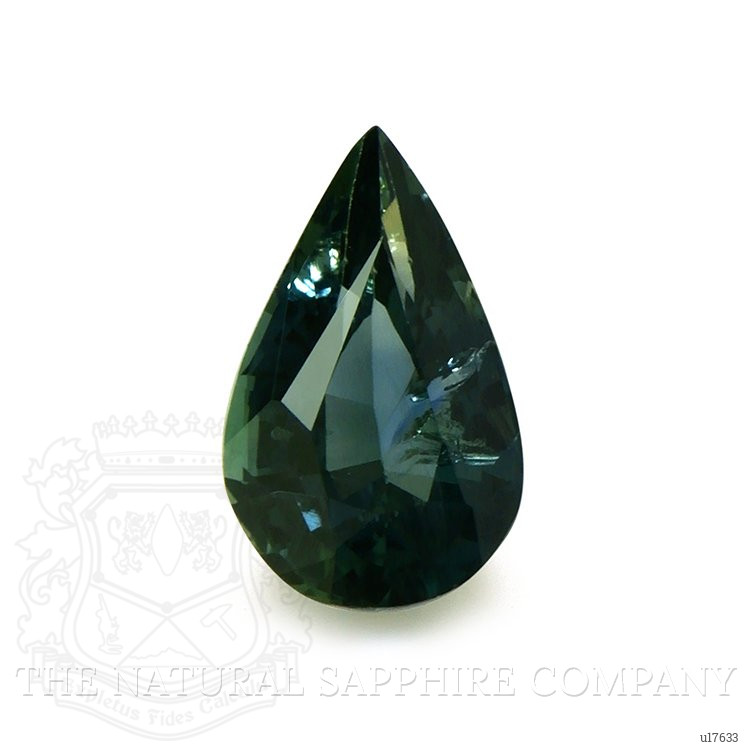 1.12 Ct. Bluish Green Sapphire from Ceylon (Sri Lanka)