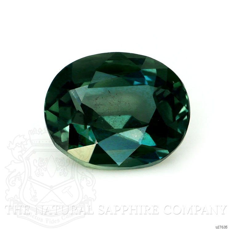 1.60 Ct. Bluish Green Sapphire from Ceylon (Sri Lanka)