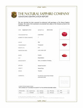 0.31 Ct. Ruby from Tanzania Scan Report