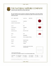 1.02 Ct. Ruby from Tanzania Scan Report