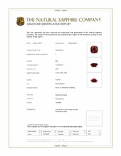 0.68 Ct. Ruby from Tanzania Scan Report
