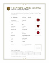 1.08 Ct. Ruby from Tanzania Scan Report