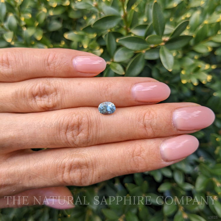 1.33 Ct. Greenish Blue Sapphire from Montana