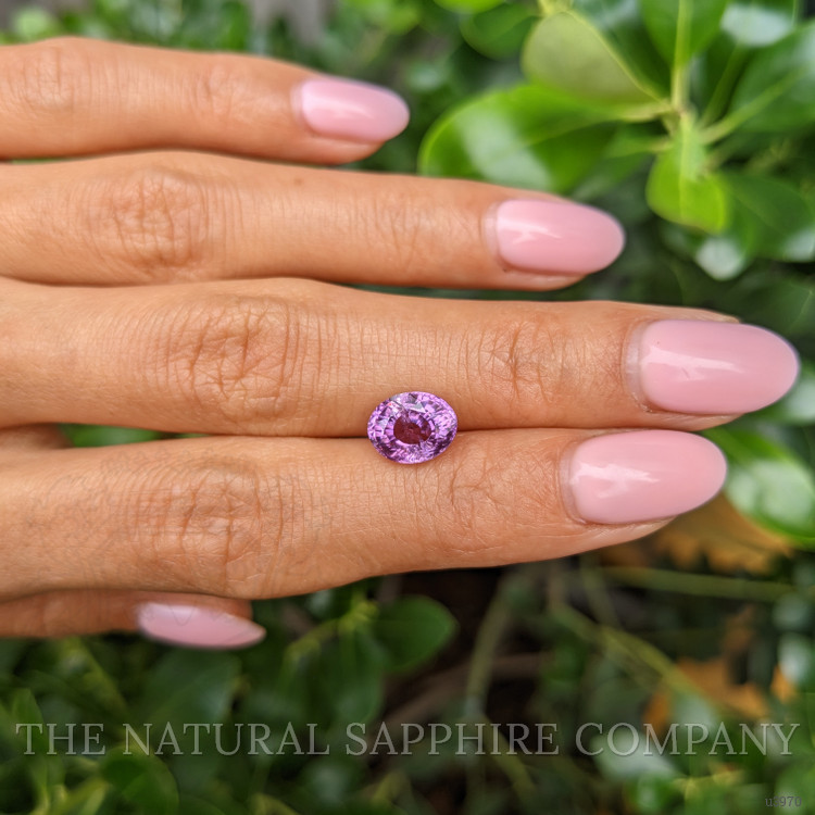 2.98 Ct. Pinkish Purple Sapphire from Ceylon (Sri Lanka)