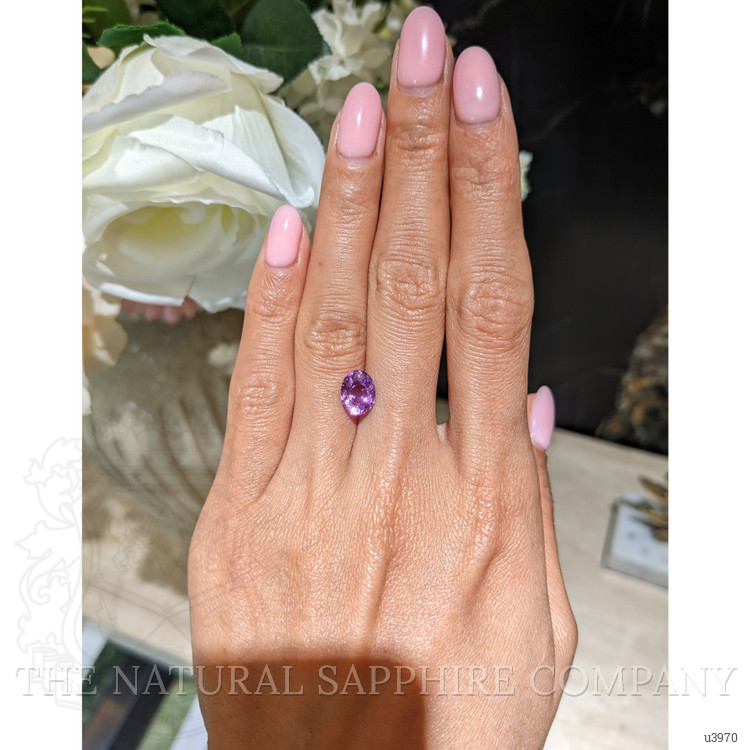 2.98 Ct. Pinkish Purple Sapphire from Ceylon (Sri Lanka)