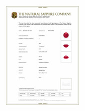 0.91 Ct. Ruby from Burma (Myanmar) Scan Report