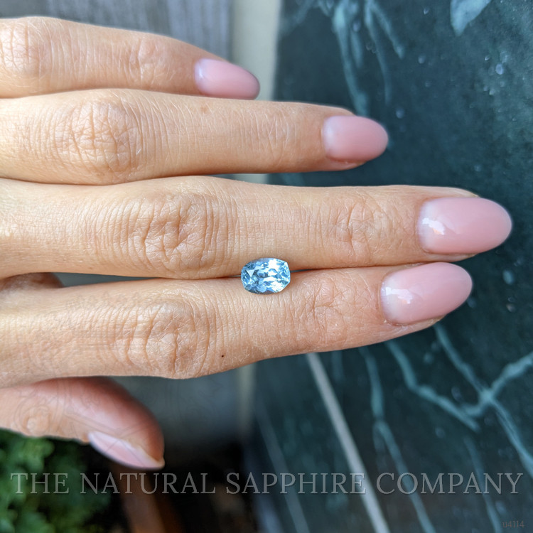 1.88 Ct. Greenish Blue Sapphire from Montana