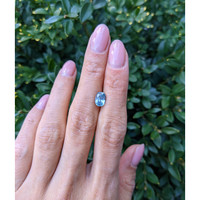 1.88 Ct. Greenish Blue Sapphire from Montana Life Style