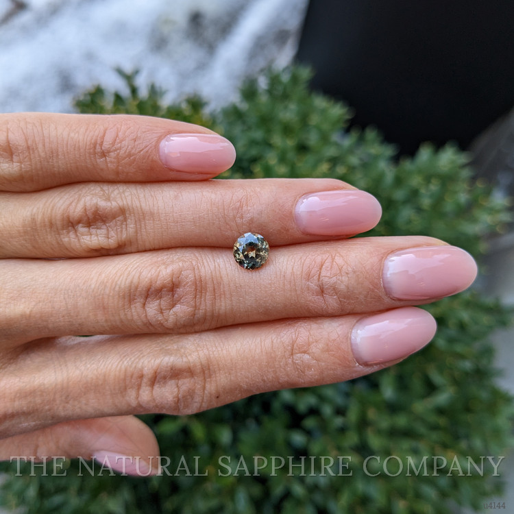 1.41 Ct. Greenish Brown Sapphire from Montana