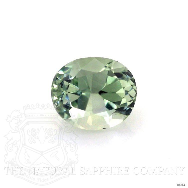 0.93 Ct. Green Sapphire from Montana