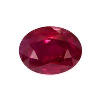 Pave Ruby Ring 5.13 Ct., 14K White Gold Combination Stone