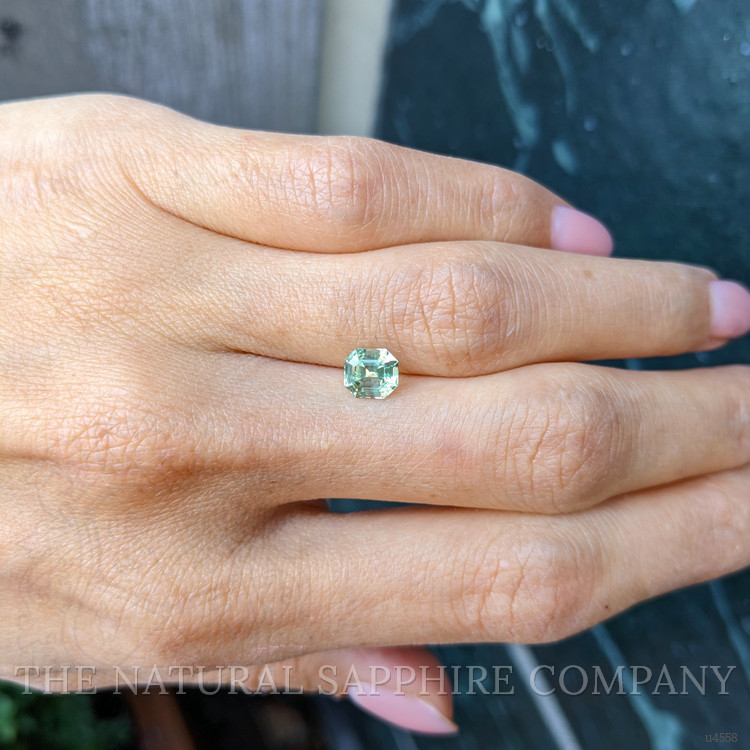 1.27 Ct. Yellowish Green Sapphire from Montana