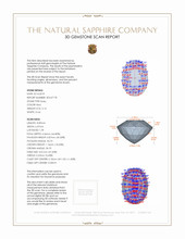 2.16 Ct. Ruby from Burma (Myanmar) 3 D Scan Report