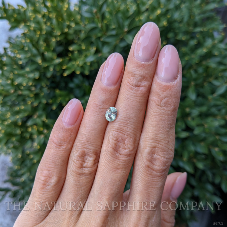 1.25 Ct. Yellowish Green Sapphire from Montana