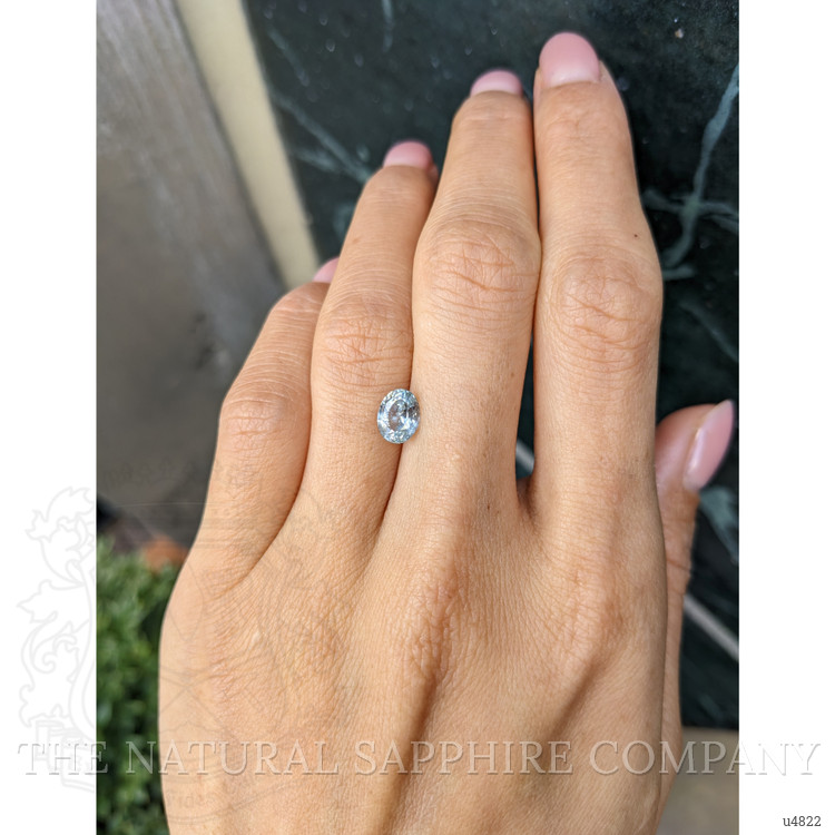 1.79 Ct. Bluish Green Sapphire from Montana