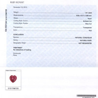 1.51 Ct. Ruby from Tanzania Scan Report