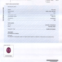 3.43 Ct. Ruby from Burma (Myanmar) Scan Report