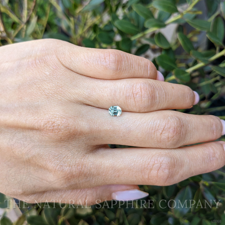 0.91 Ct. Bluish Grey Sapphire from Montana